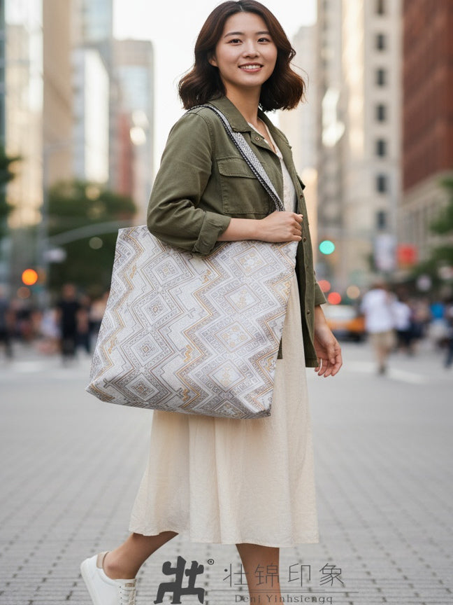 Guangxi Zhuang Brocade Single-Shoulder Bag Crossbody Bag