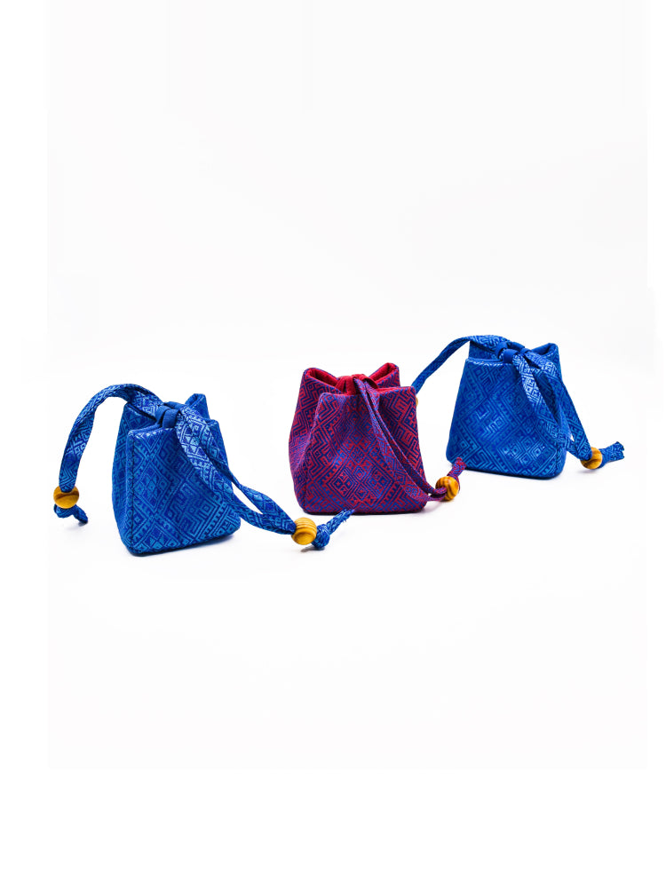 Guangxi Zhuang Brocade Tea Cup Bag Tea Set Storage Bag