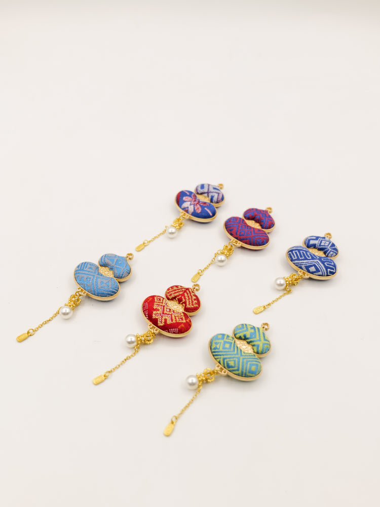 Guangxi Zhuang Brocade Gourd Bag Hanging Car Ornament