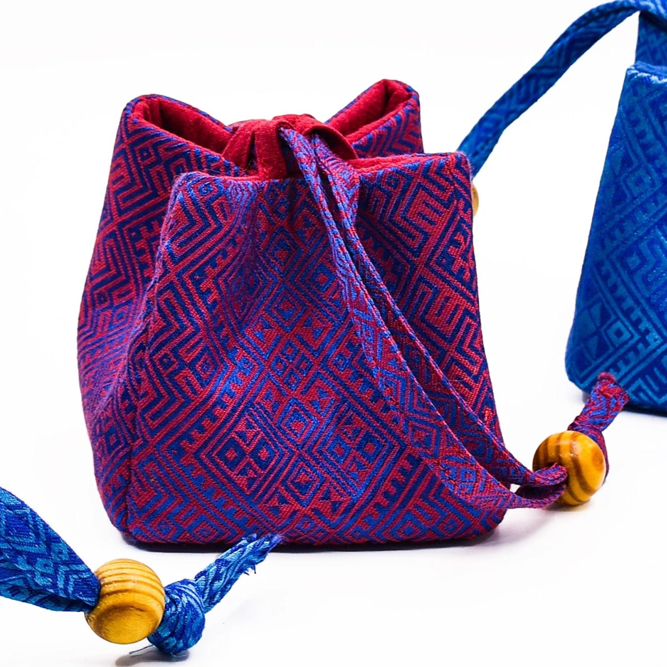 Guangxi Zhuang Brocade Tea Cup Bag Tea Set Storage Bag