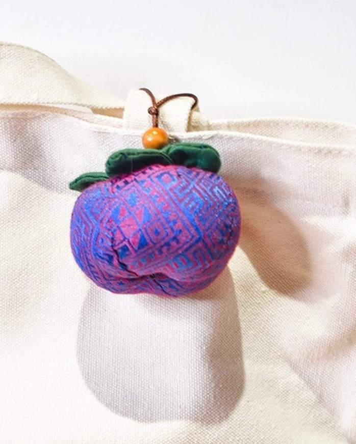 Guangxi Zhuang Brocade Persimmon Ornament Car Hanging Accessory