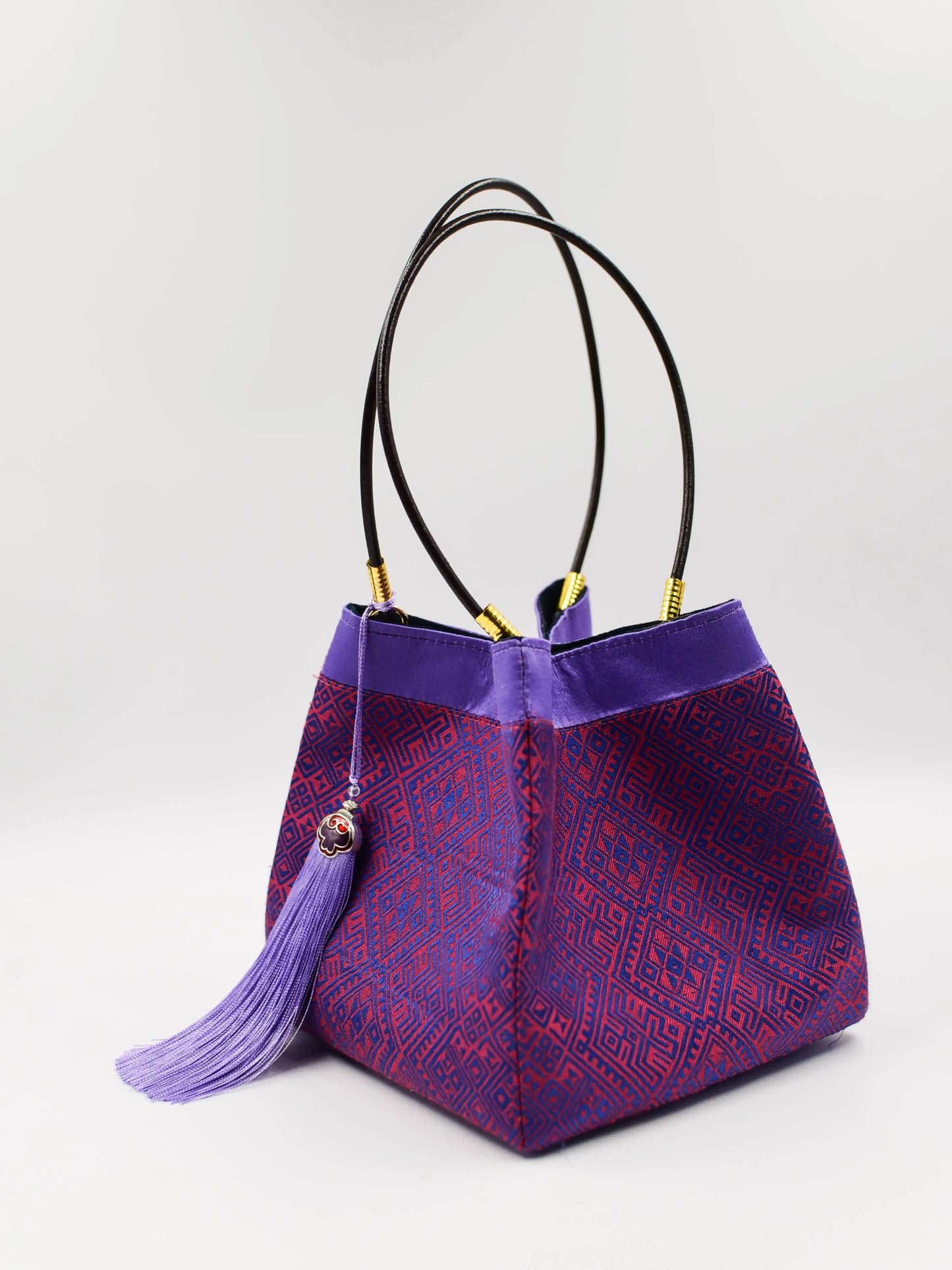Guangxi Zhuang Brocade Traditional-Style Coin Purse Handbag