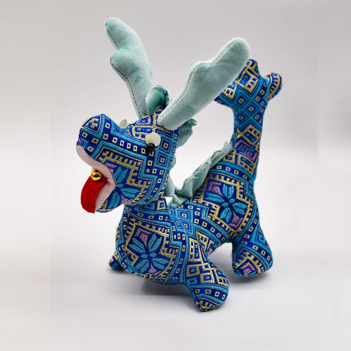 Guangxi Zhuang Brocade Dragon Ornament Exquisite Craft Lucky Charm