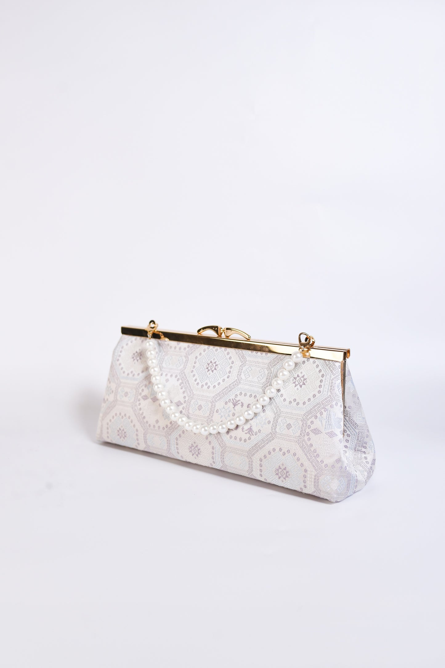Guangxi Zhuang Brocade Baguette Handbag