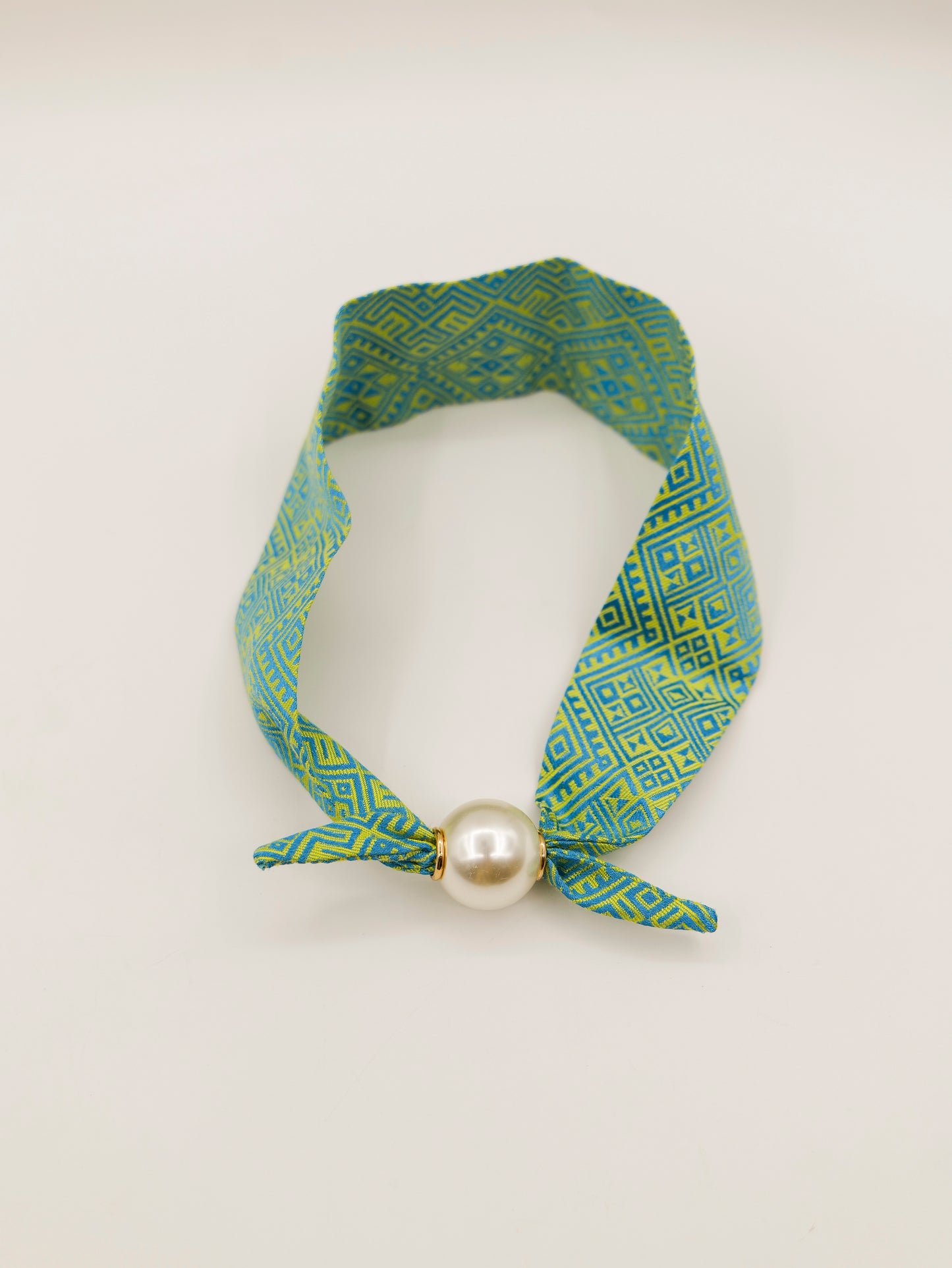 Guangxi Zhuang Brocade Vintage Silk Scarf Small Square Handkerchief Accessory