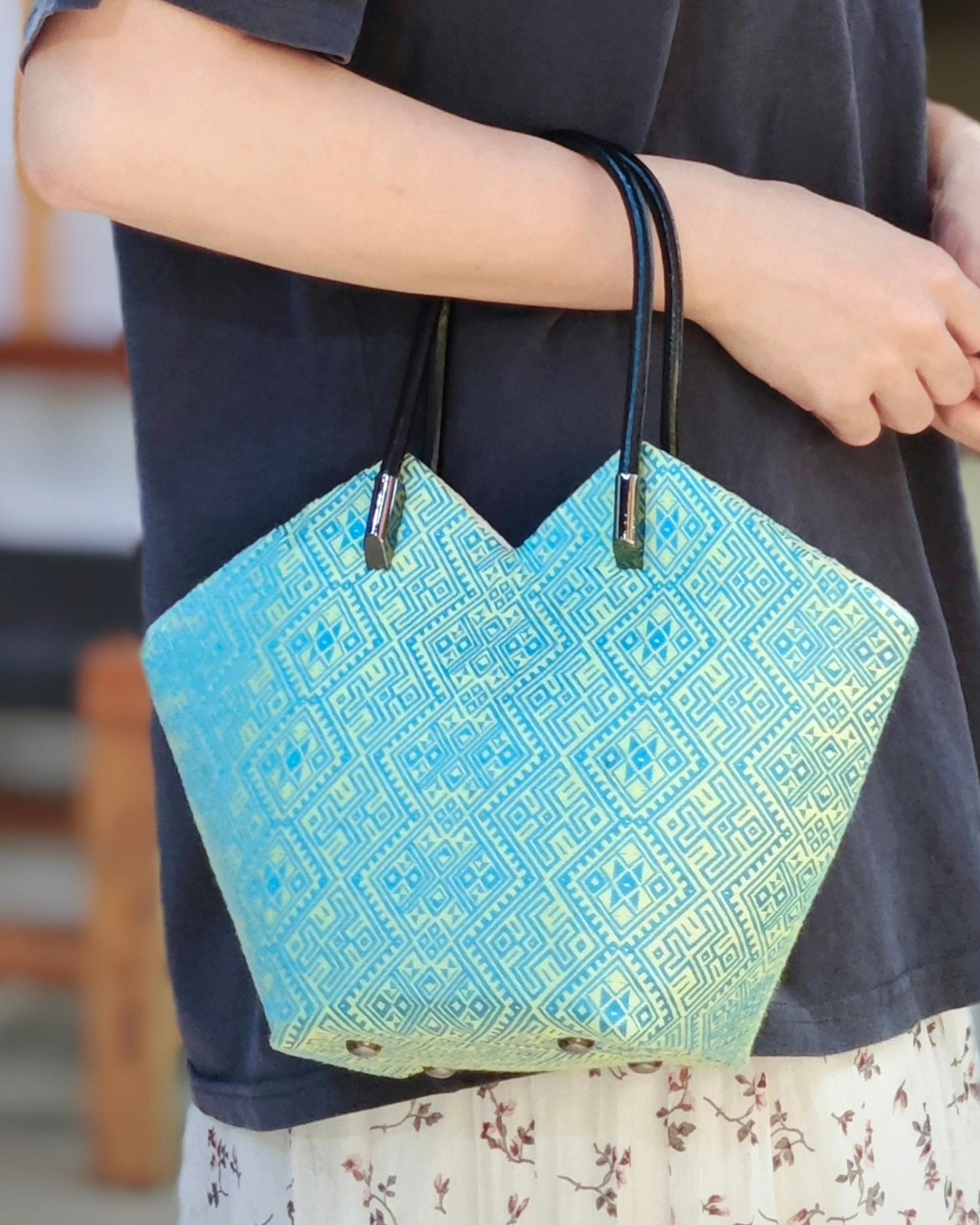 Guangxi Zhuang Brocade Butterfly Handbag