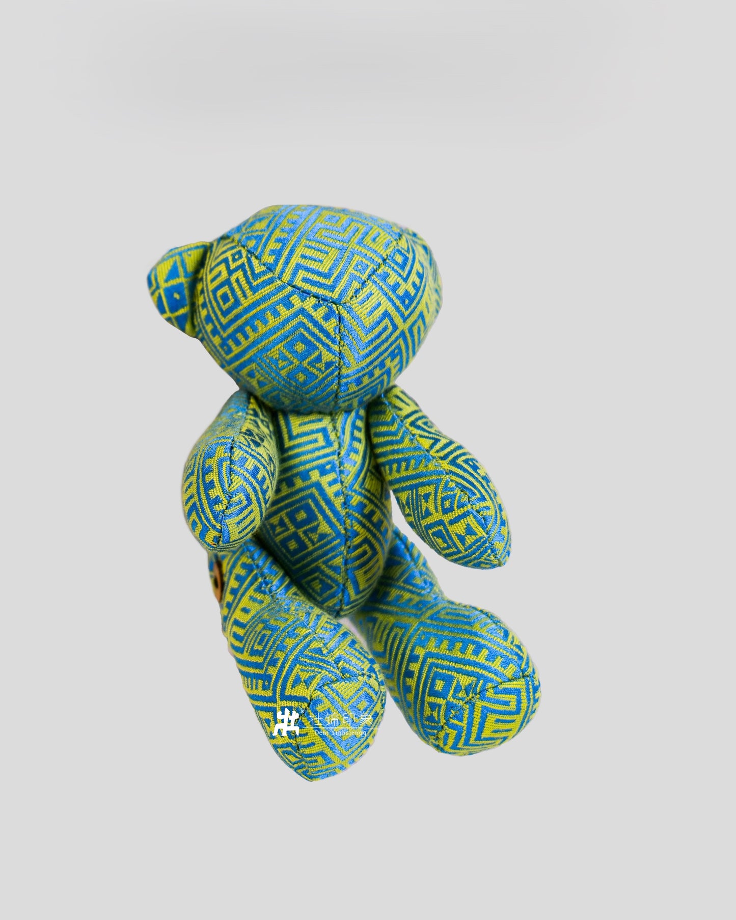 Guangxi Zhuang Brocade Bear-Shaped Bag Charm Creative Ornament