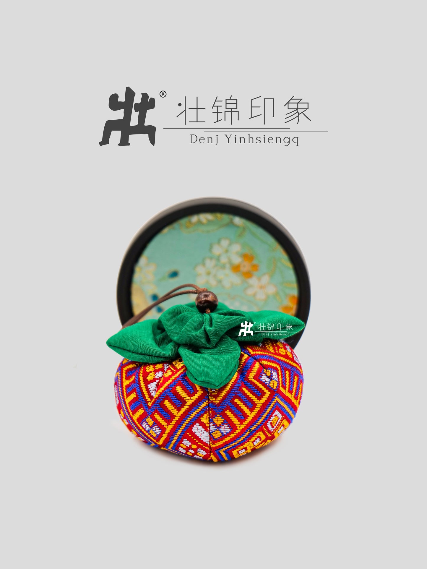 Guangxi Zhuang Brocade Persimmon Ornament Car Hanging Accessory