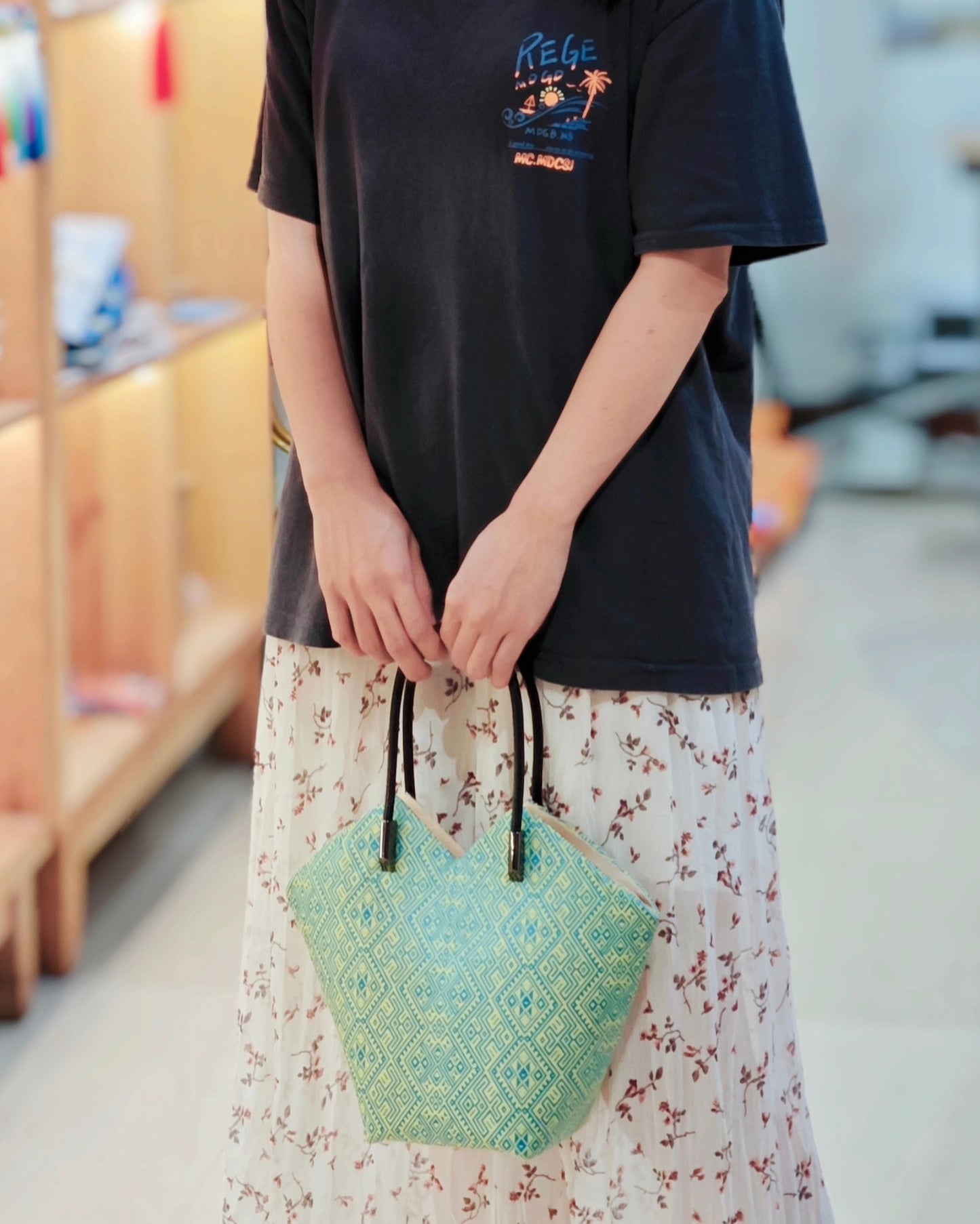 Guangxi Zhuang Brocade Butterfly Handbag