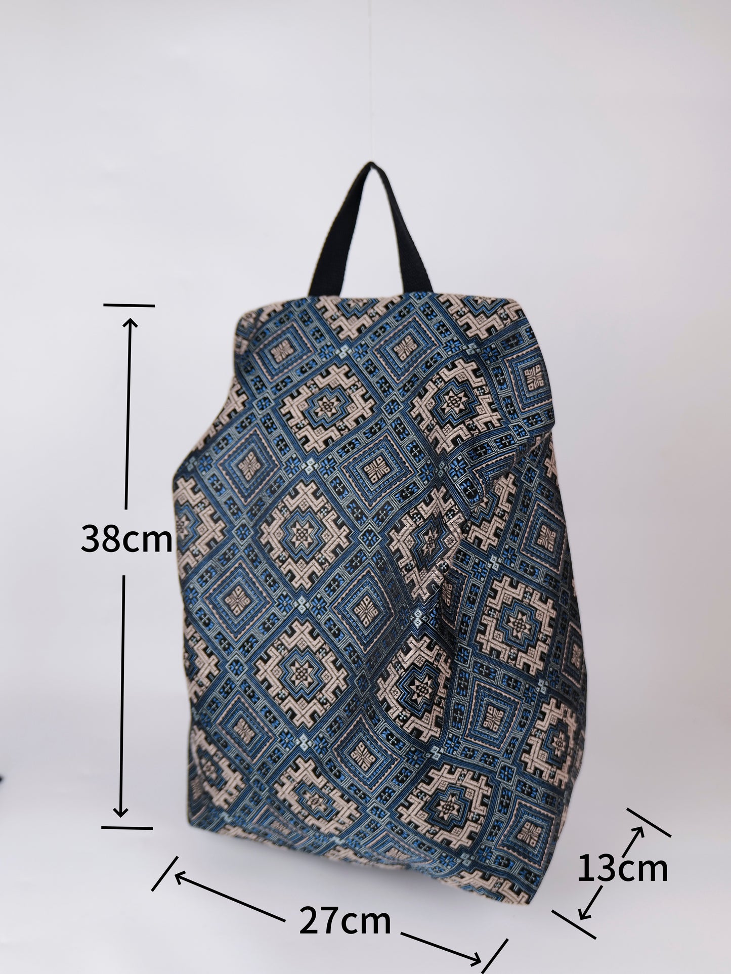 Guangxi Zhuang Brocade Large-Capacity Shoulder Bag Lightweight Laptop Backpack