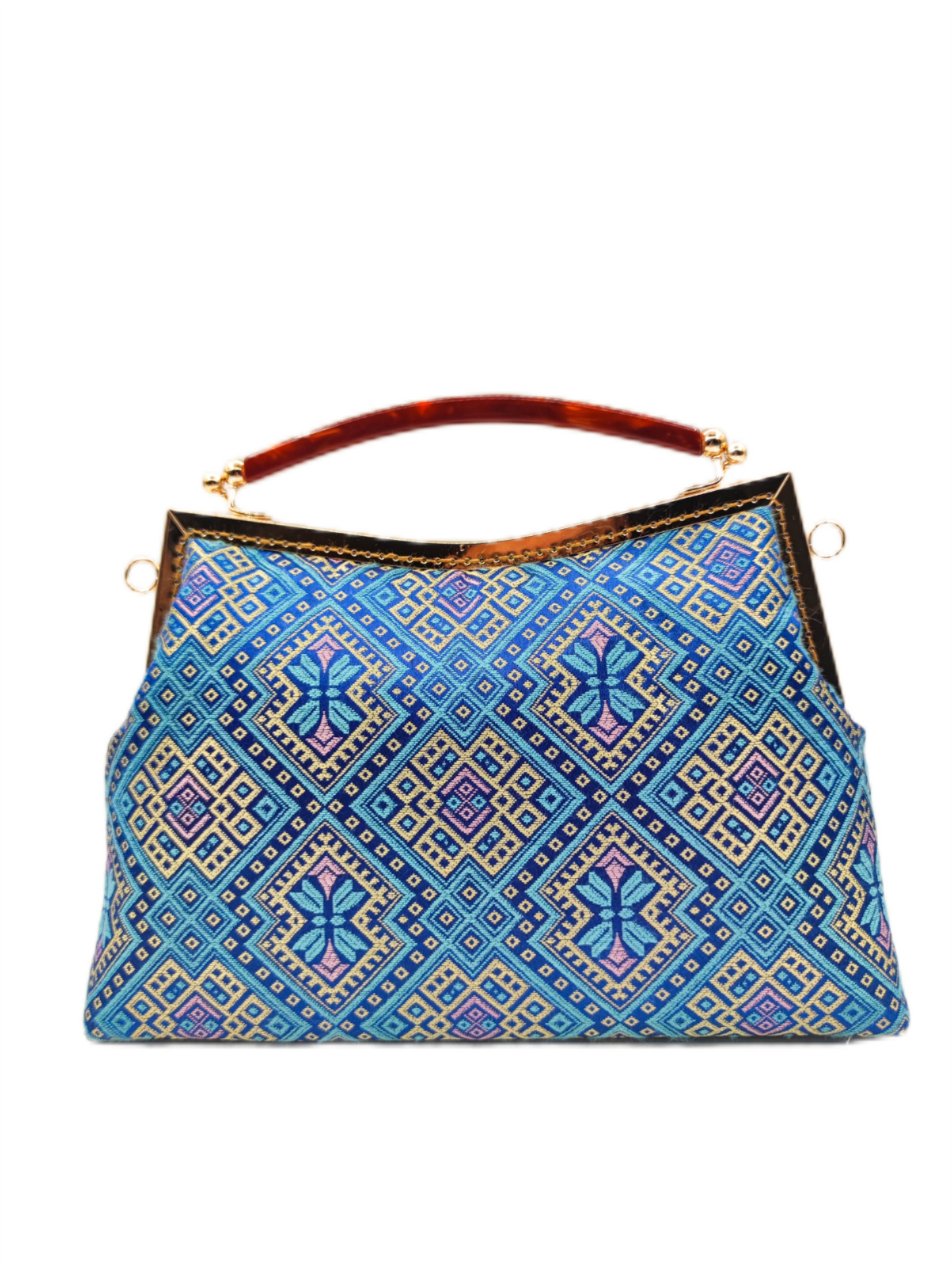 Guangxi Zhuang Brocade Clutch Handbag