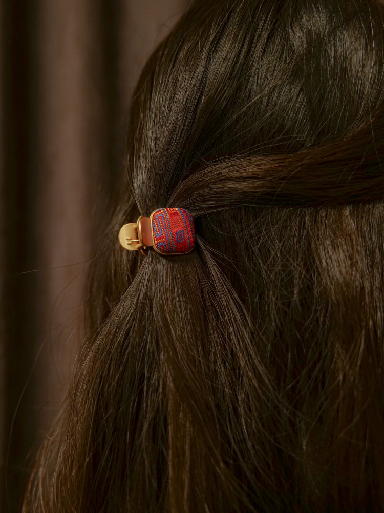 Guangxi Zhuang Brocade Small Hair Clip