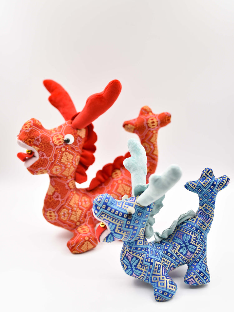 Guangxi Zhuang Brocade Dragon Ornament Exquisite Craft Lucky Charm
