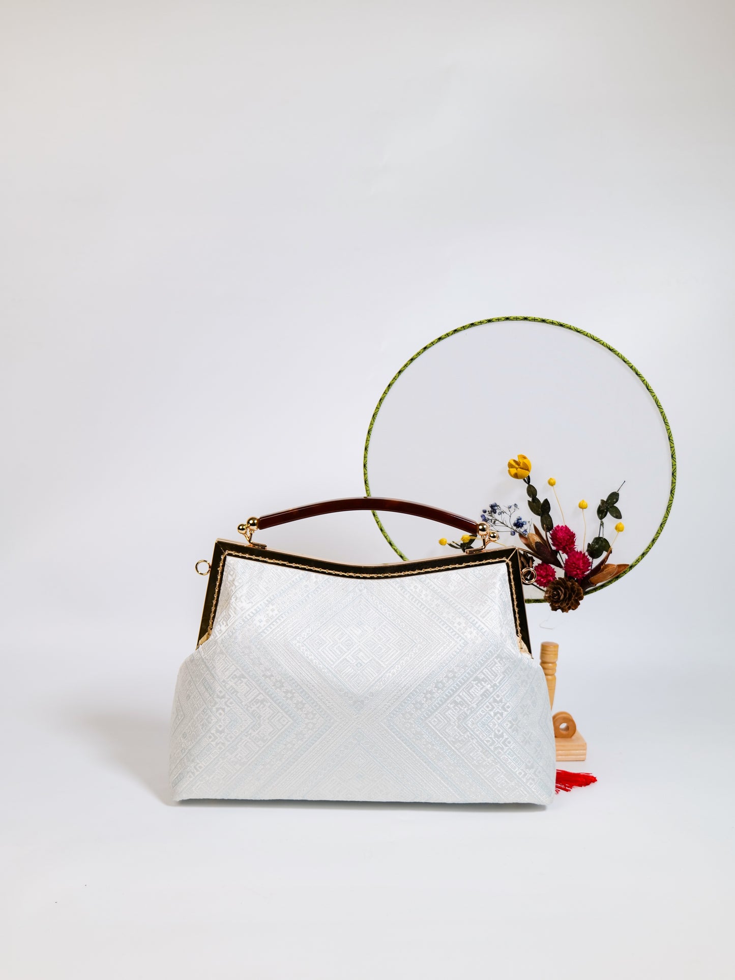 Guangxi Zhuang Brocade Clutch Handbag