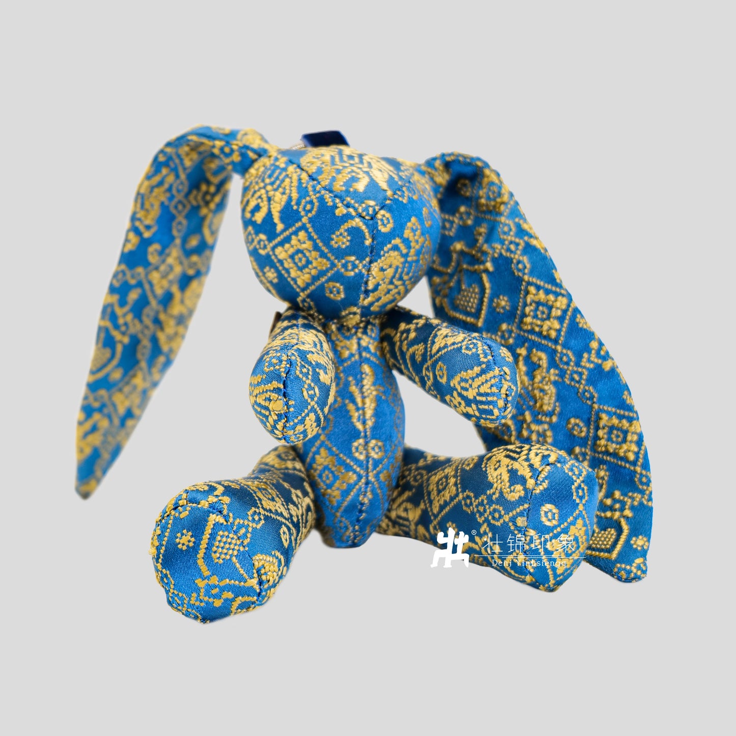 Guangxi Zhuang Brocade Rabbit Pendant Bag Charm