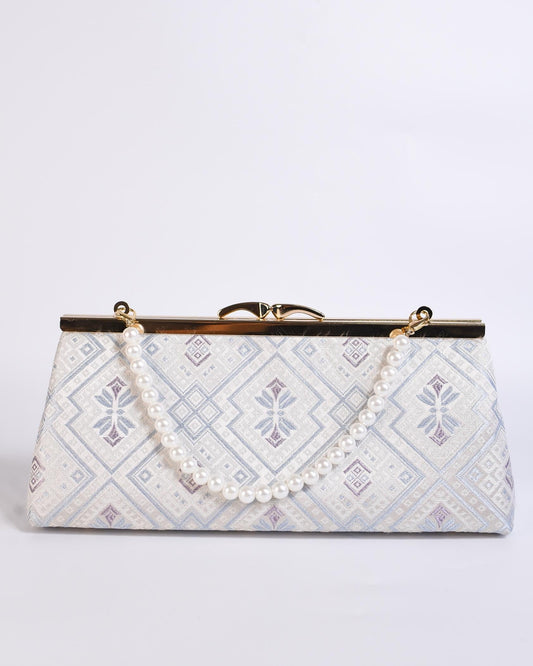 Guangxi Zhuang Brocade Baguette Handbag