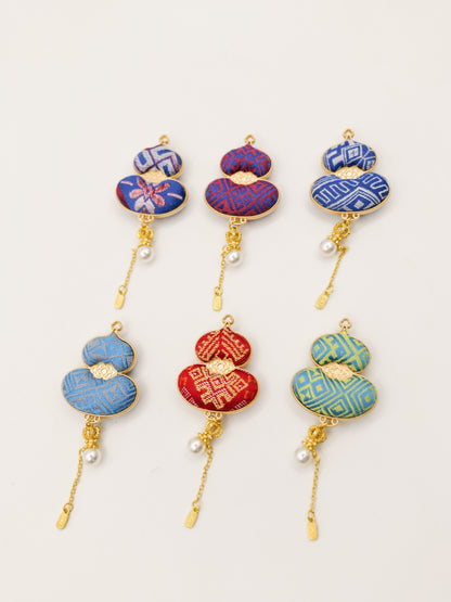Guangxi Zhuang Brocade Gourd Bag Hanging Car Ornament