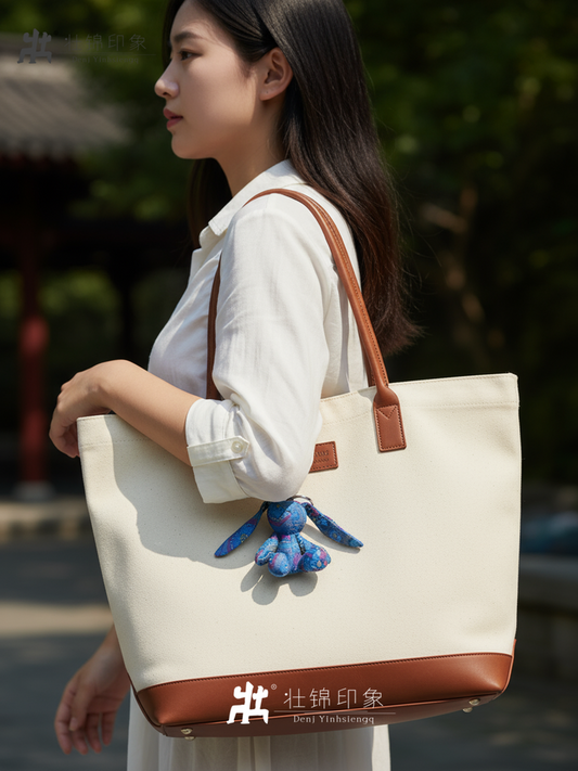 Guangxi Zhuang Brocade Rabbit Pendant Bag Charm
