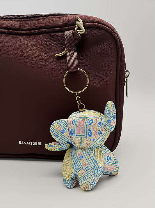 Guangxi Zhuang Brocade Dumbo Keychain Bag Charm