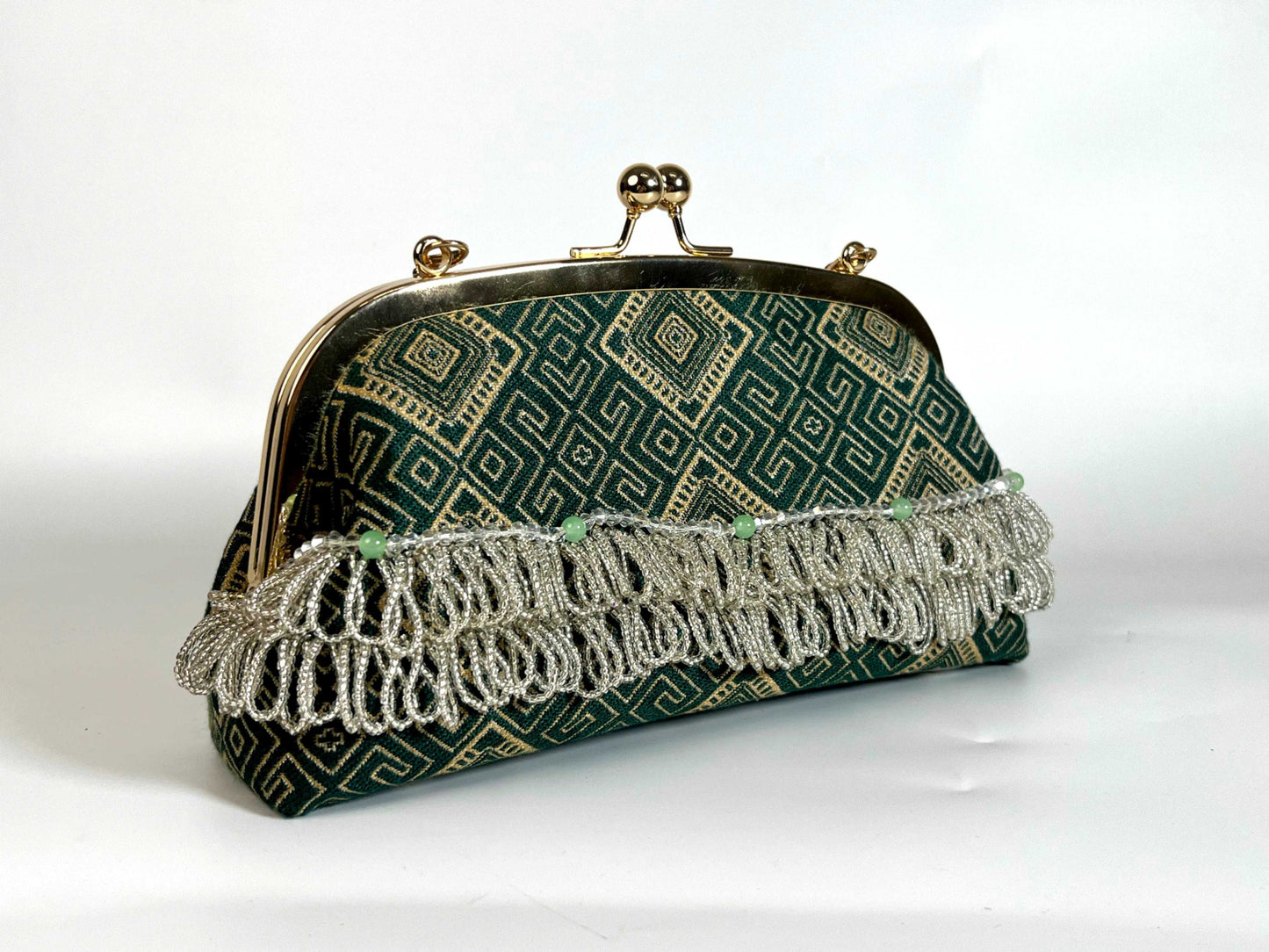 Guangxi Zhuang Brocade Clutch with Coin Purse