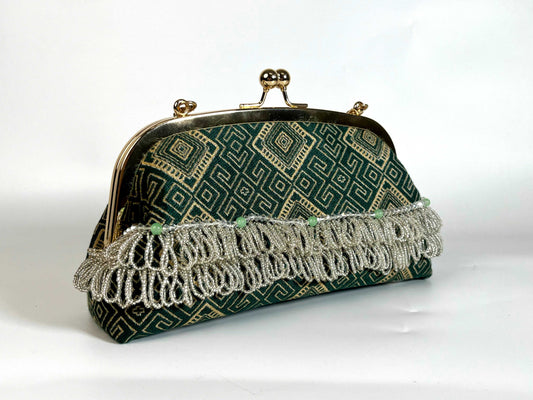Guangxi Zhuang Brocade Clutch with Coin Purse