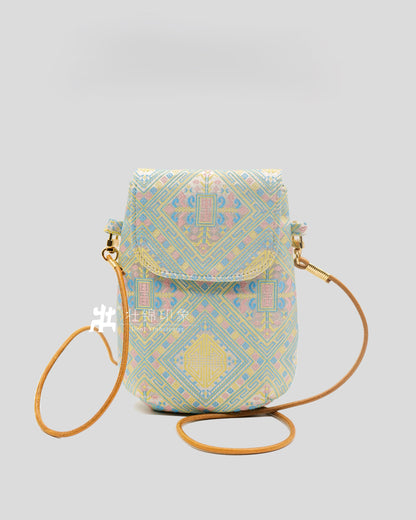 Guangxi Zhuang Brocade Crossbody Phone Case