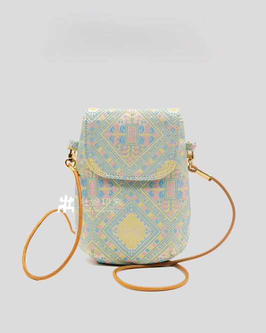 Guangxi Zhuang Brocade Crossbody Phone Case