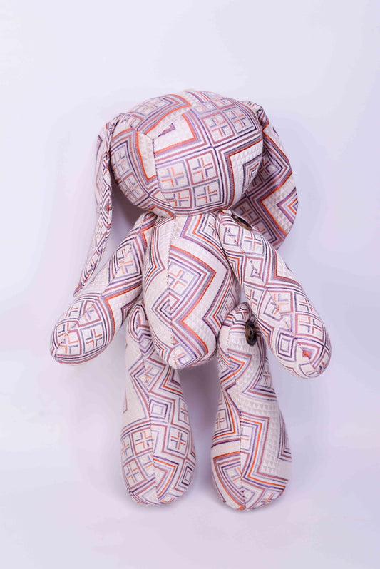 Guangxi Zhuang Brocade Long-Eared Rabbit Plush Toy