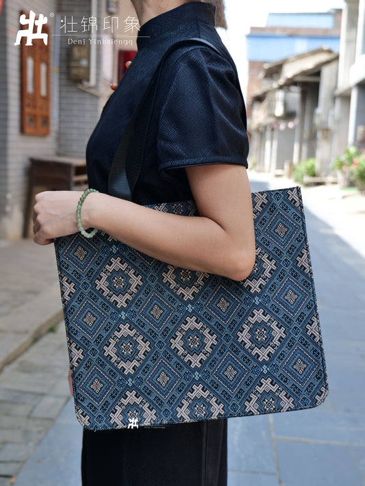 Guangxi Zhuang Brocade Commuter Bag Large Capacity Shoulder Bag