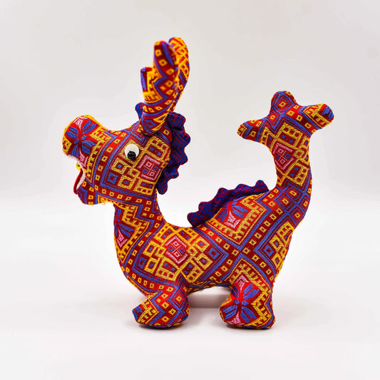Guangxi Zhuang Brocade Dragon Ornament Exquisite Craft Lucky Charm