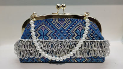 Guangxi Zhuang Brocade Clutch with Coin Purse