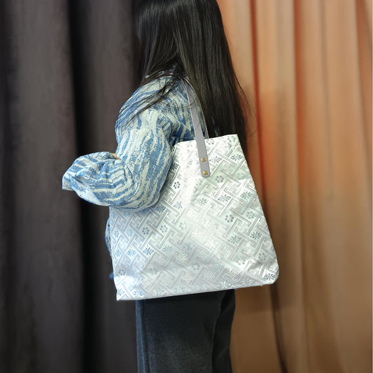Guangxi Zhuang Brocade Shoulder Bag Tote Commuter Large Capacity