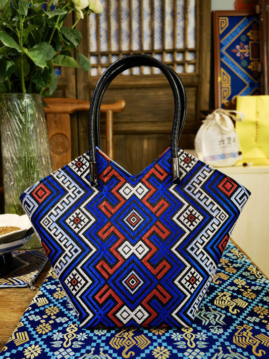 Guangxi Zhuang Brocade Butterfly Handbag