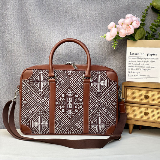 Guangxi Zhuang Brocade Business Bag Handbag Crossbody Bag