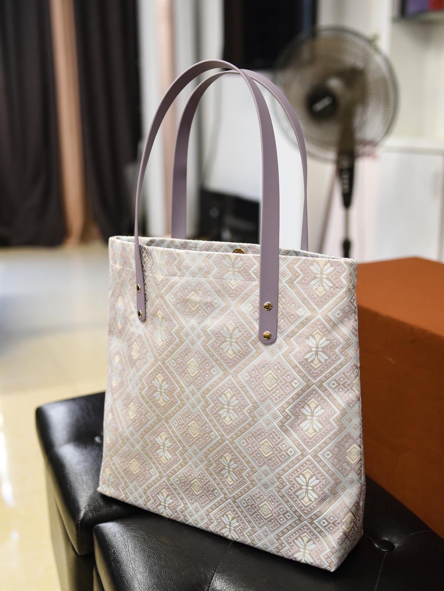 Guangxi Zhuang Brocade Shoulder Bag Tote Commuter Large Capacity