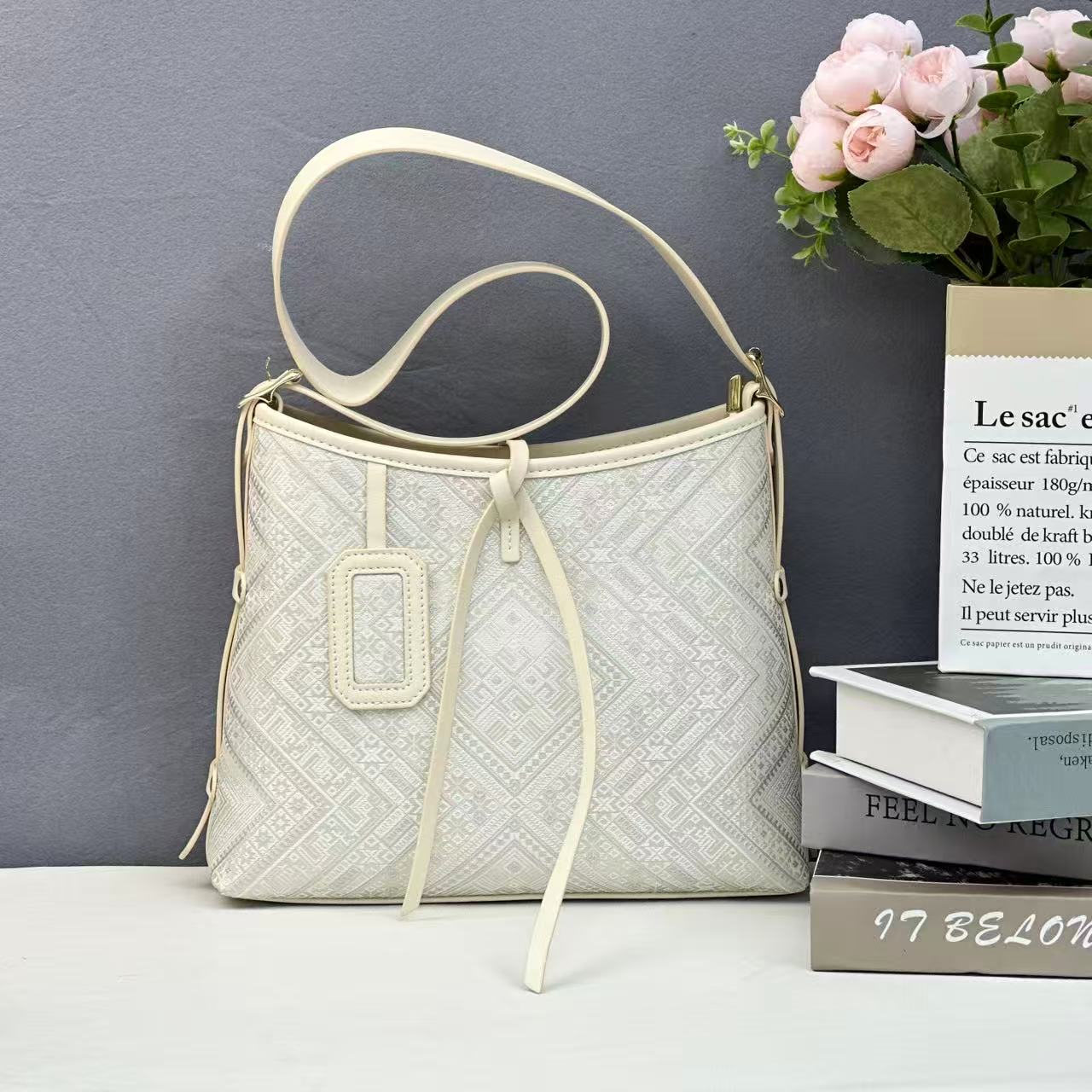 Guangxi Zhuang Brocade Dragon Whisker Bag Crossbody Tote