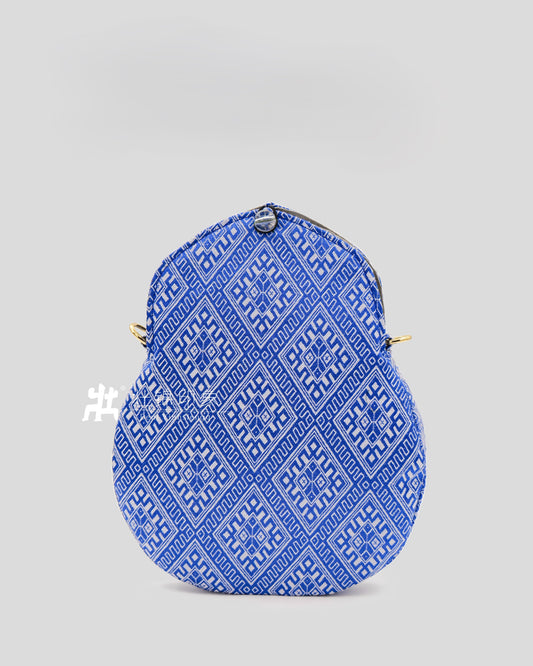 Guangxi Zhuang Brocade Gourd-Shaped Crossbody Bag