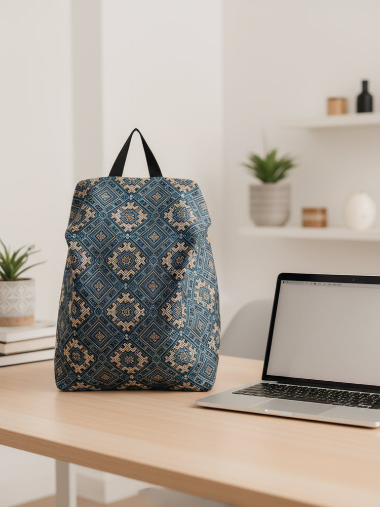 Guangxi Zhuang Brocade Large-Capacity Shoulder Bag Lightweight Laptop Backpack