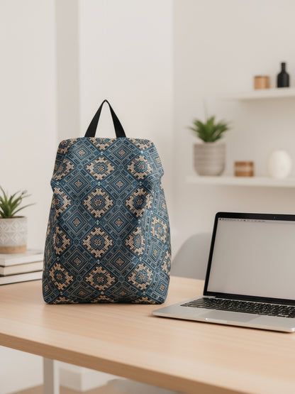 Guangxi Zhuang Brocade Large-Capacity Shoulder Bag Lightweight Laptop Backpack