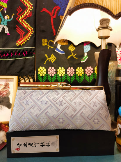 Guangxi Zhuang Brocade Baguette Handbag