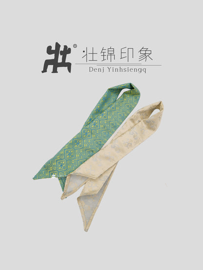 Guangxi Zhuang Brocade Single-Layer Silk Scarf