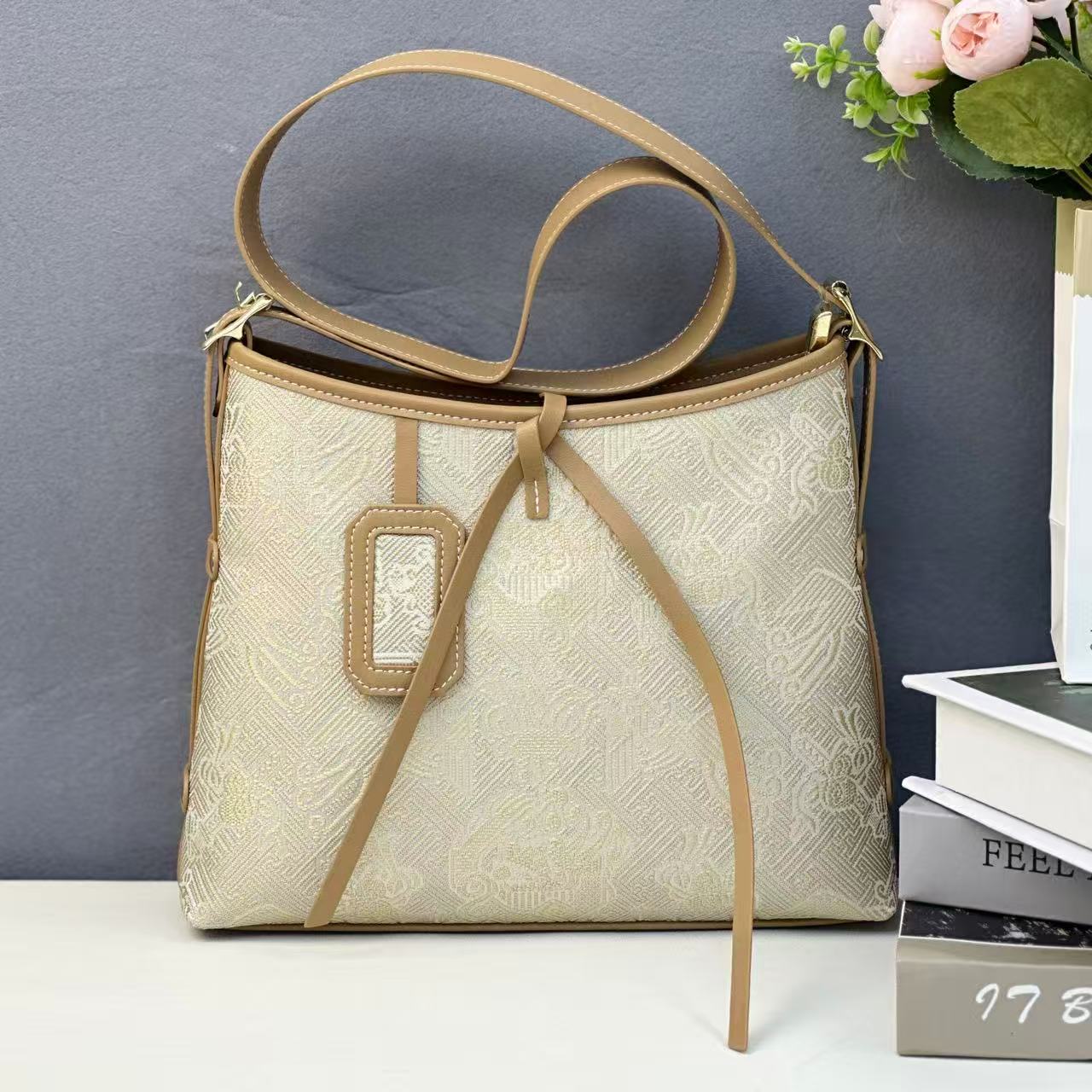Guangxi Zhuang Brocade Dragon Whisker Bag Crossbody Tote