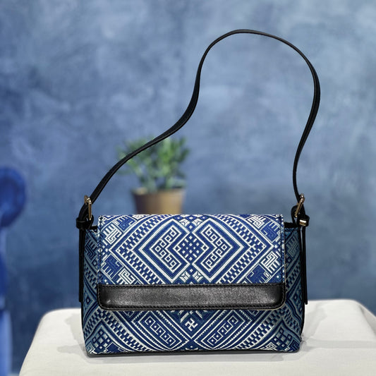 Guangxi Zhuang Brocade Underarm Bag and Saddle Bag