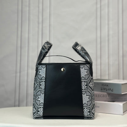 Guangxi Zhuang Brocade Handbag and Crossbody Bag for Commuting