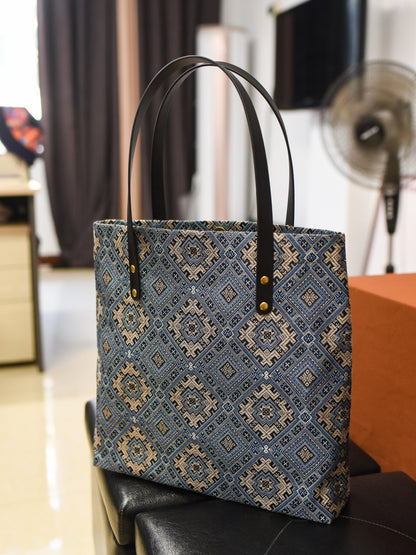 Guangxi Zhuang Brocade Shoulder Bag Tote Commuter Large Capacity