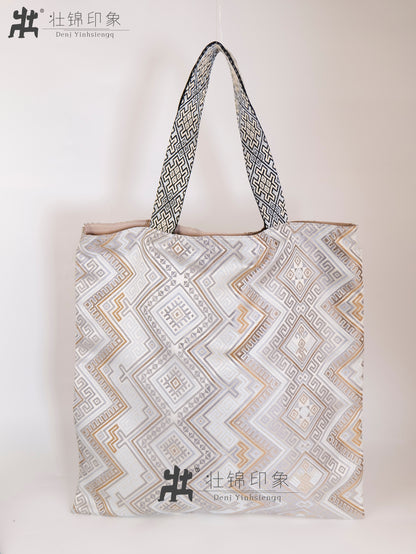 Guangxi Zhuang Brocade Single-Shoulder Bag  Crossbody Bag