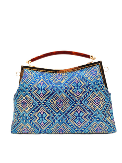 Guangxi Zhuang Brocade Clutch Handbag