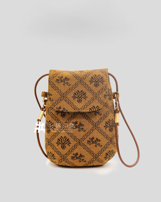 Guangxi Zhuang Brocade Crossbody Phone Case