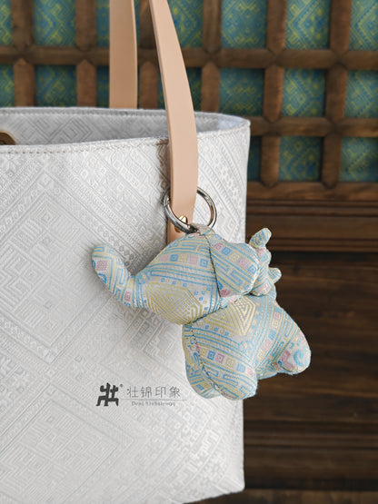 Guangxi Zhuang Brocade Dumbo Keychain Bag Charm