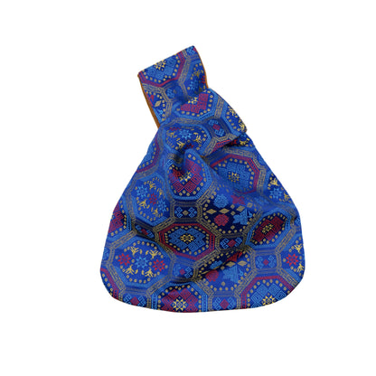 Guangxi Zhuang Brocade Printed Wristlet Bag